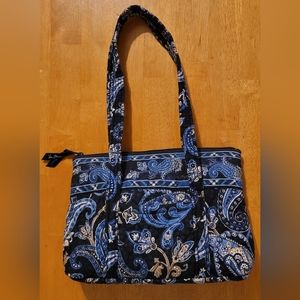 VB Small Tote Purse - Windsor Navy Pattern Retired